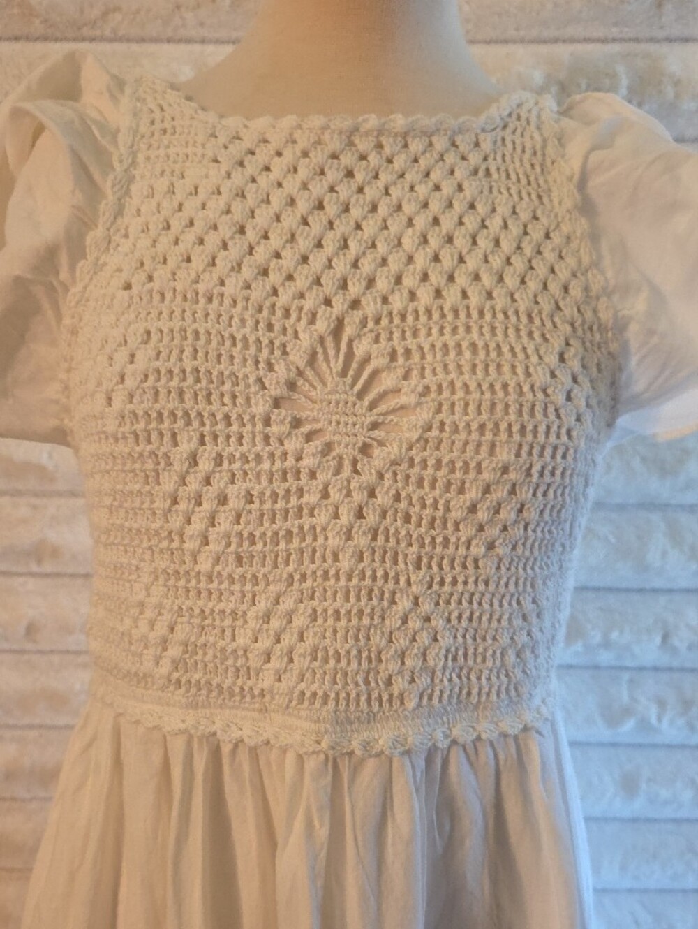 Zara White Smocked Backless Maxi Dress Size L - Picture 6 of 13